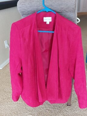 Bright Res Open-Front Blazer